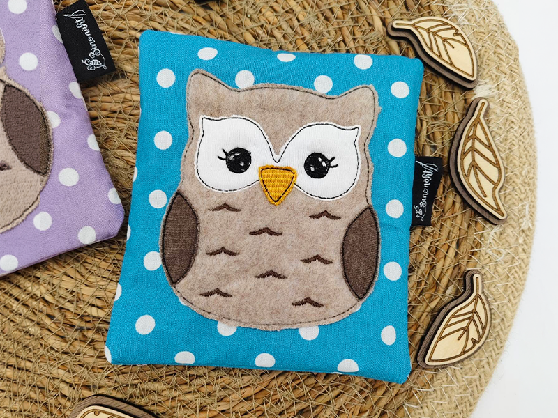 Preview: kleine Eule - doodle Stickdatei